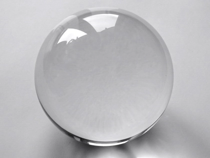 Crystal Glass Balls 300mm Clear | Crystal Balls | Crystal Spheres